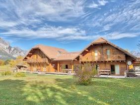 Housse couette style chalet montagne