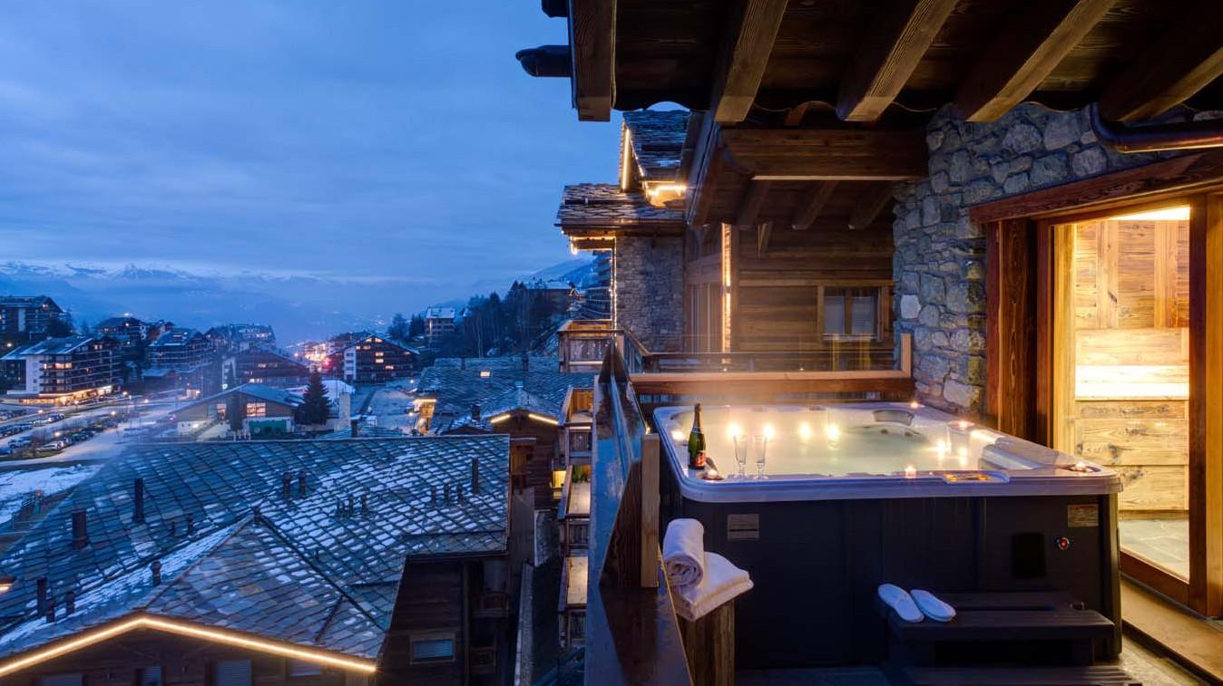 In chalet
