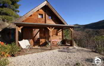 Chalet bois habitable sans permis construire avec mezzanine