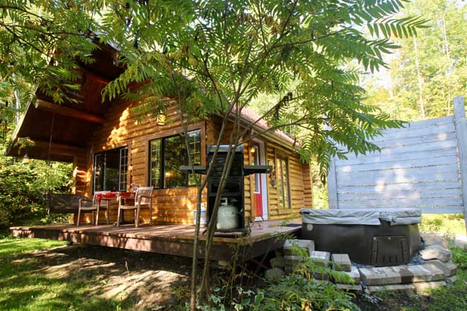 Chalet avec spa privé