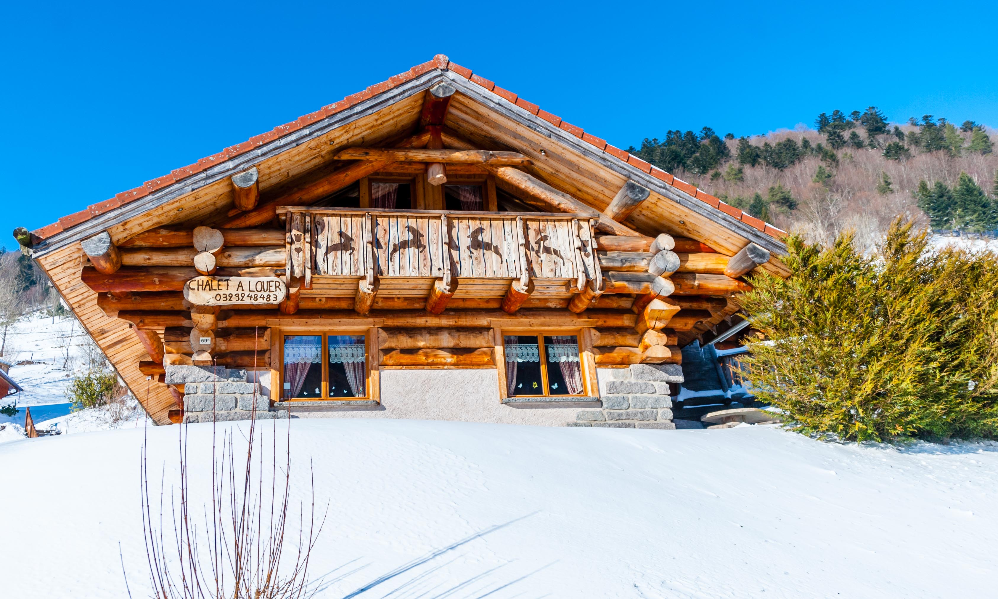 Location chalet rondin vosges