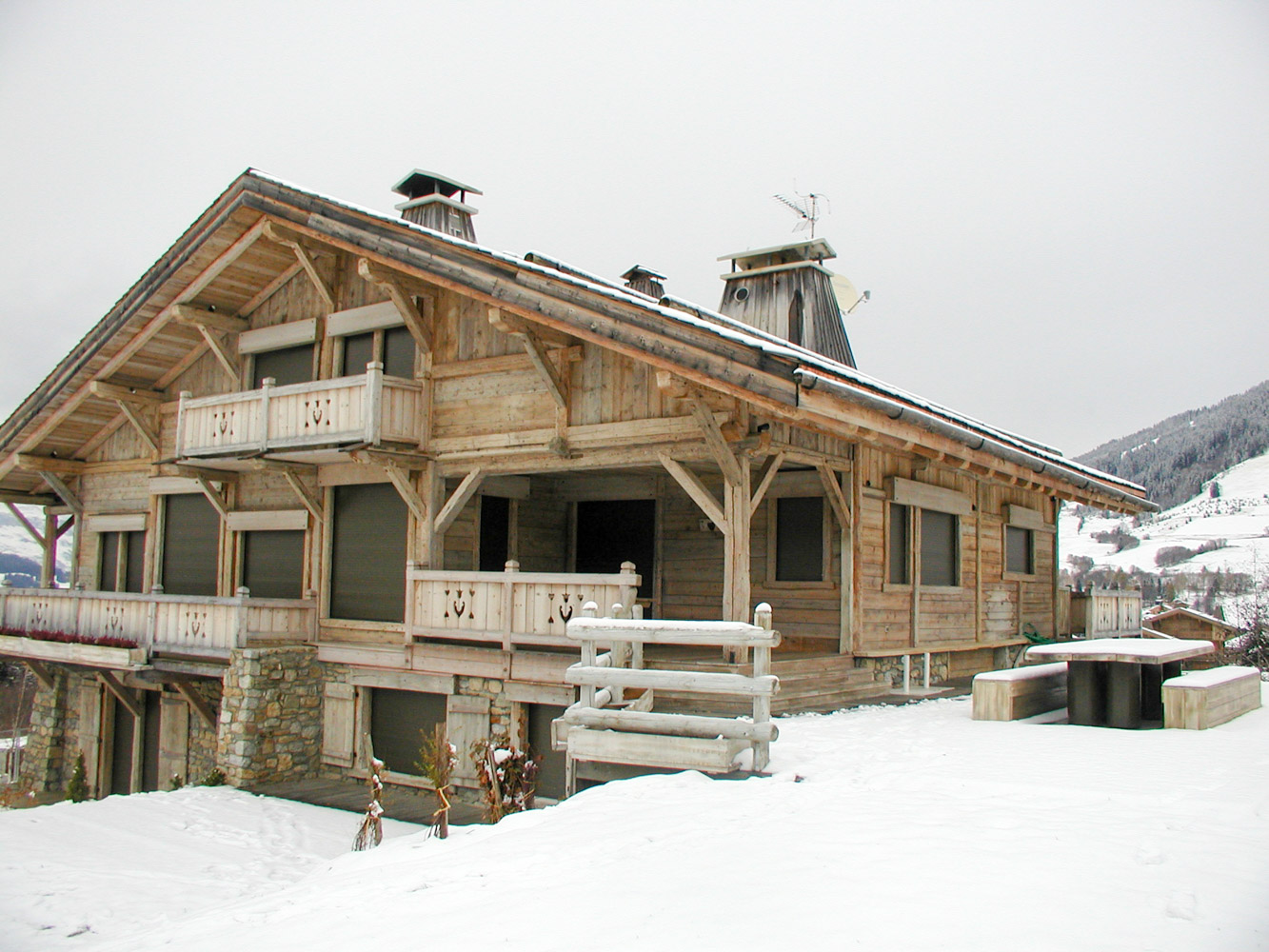 Chalet en vieux bois