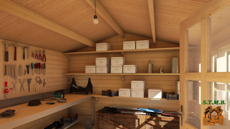 Amenagement chalet en bois