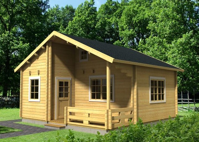 Chalet en bois a monter soi meme