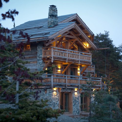 Chalet delta ossature bois