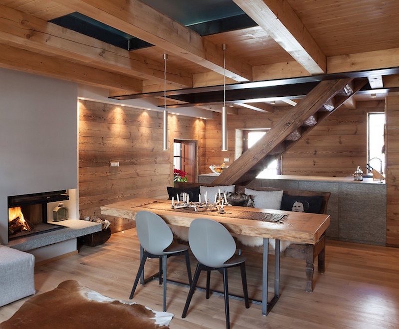 Décoration chalet contemporain
