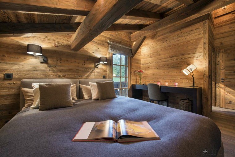 Chambre esprit chalet