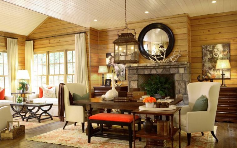 Deco salon style chalet
