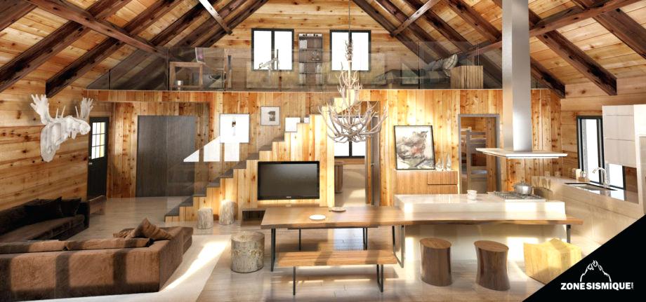 Déco chalet bois