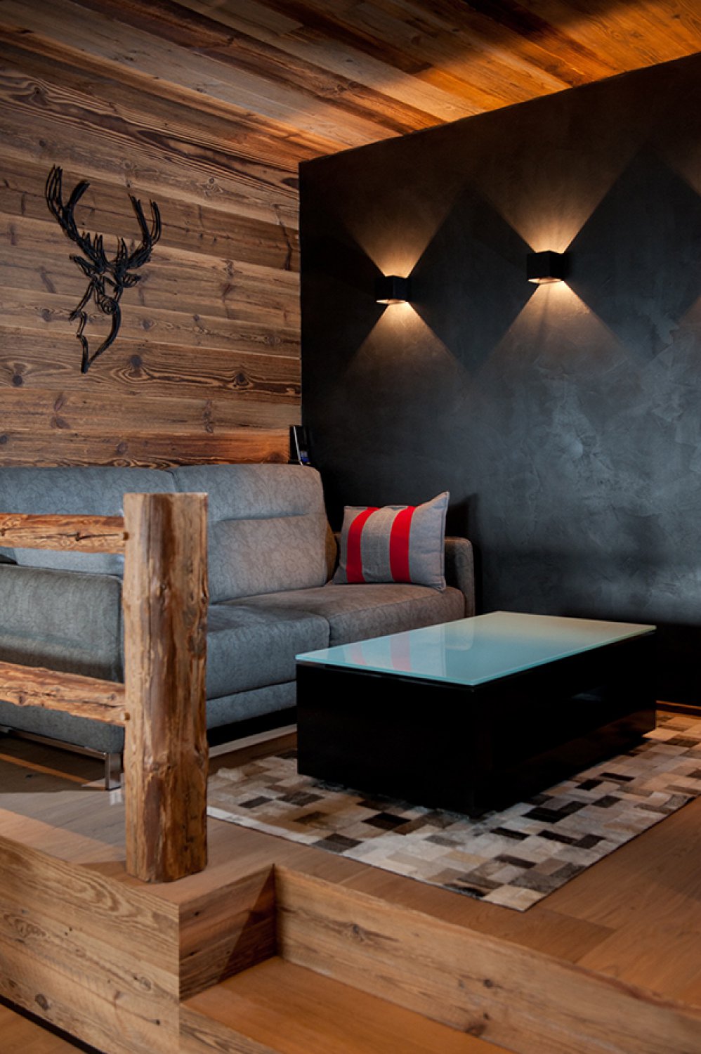 Chalet interieur bois