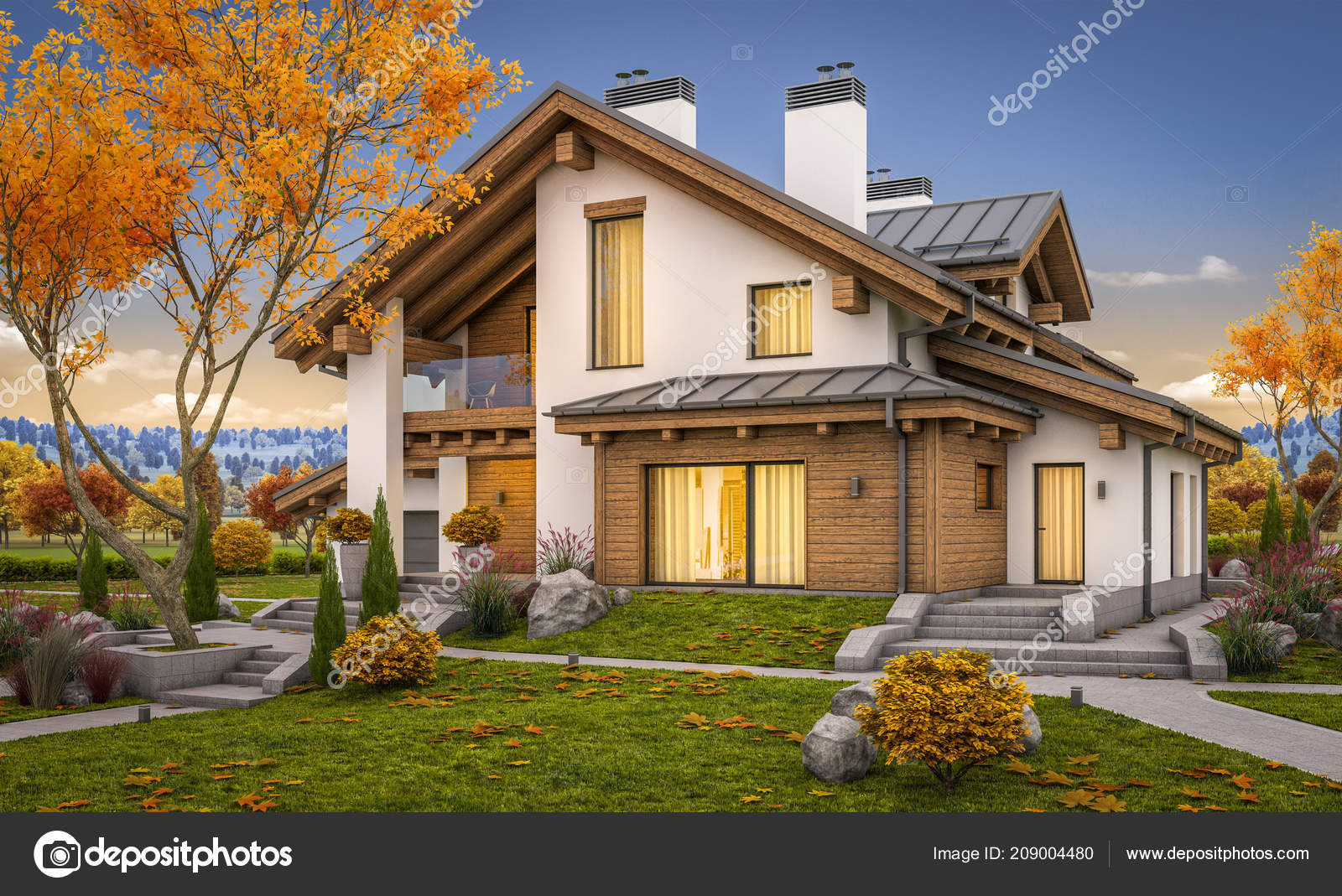 Chalet pour marché de noel