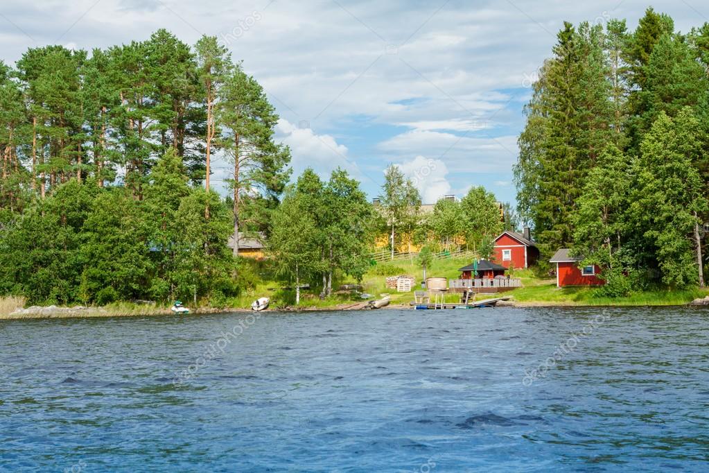 Location chalet finlande lac
