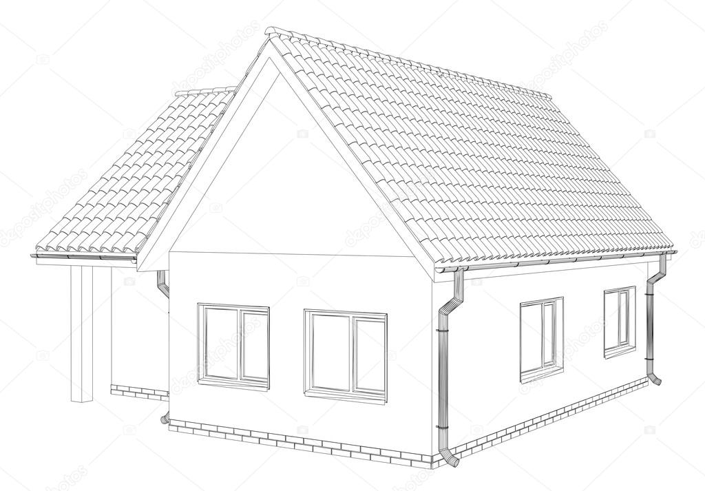 Croquis chalet
