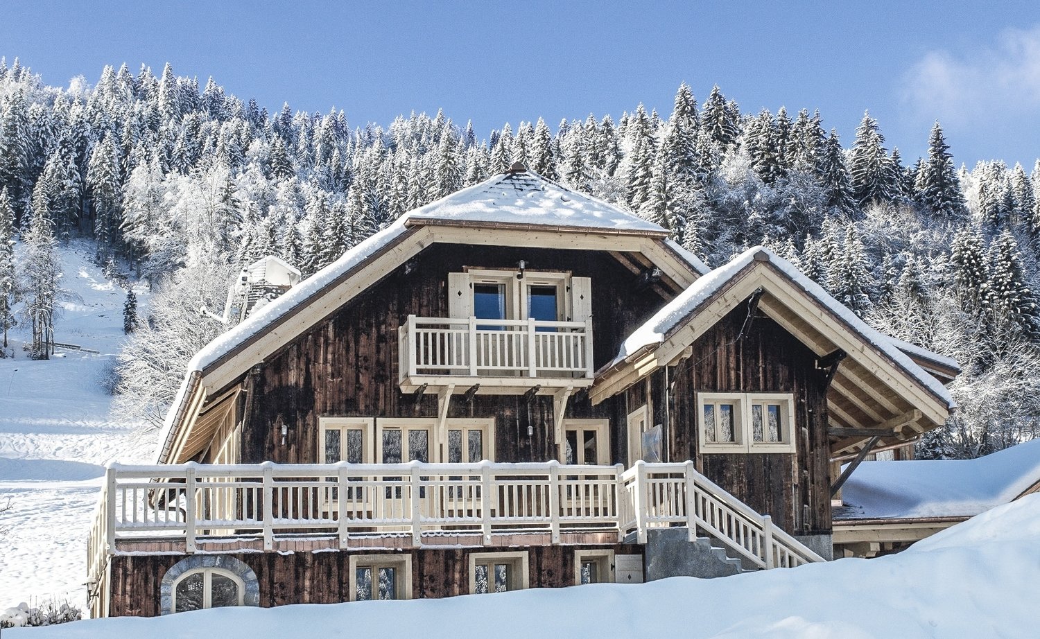 Image chalet bois