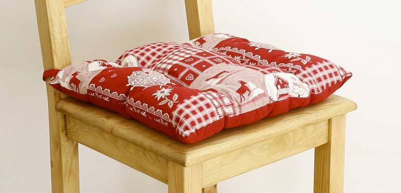 Galette de chaise style chalet