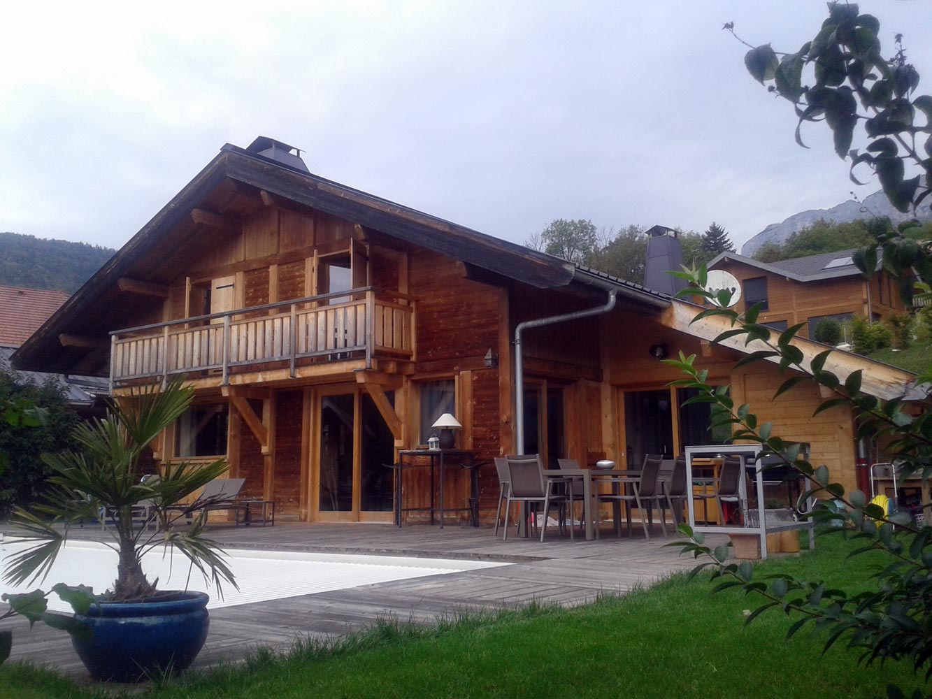 Construction chalet madrier haute-savoie
