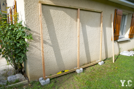 Fabrication chalet de jardin