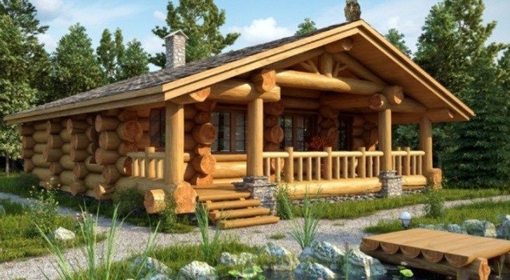 Chalet rondin kit pas cher