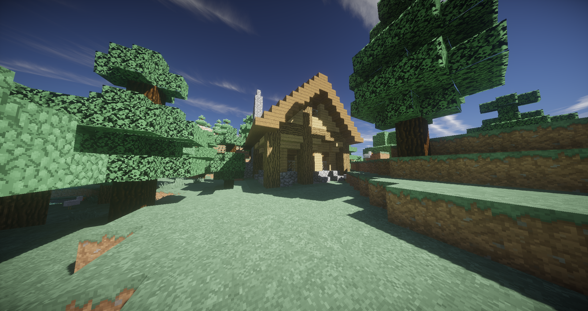 Minecraft chalet de montagne