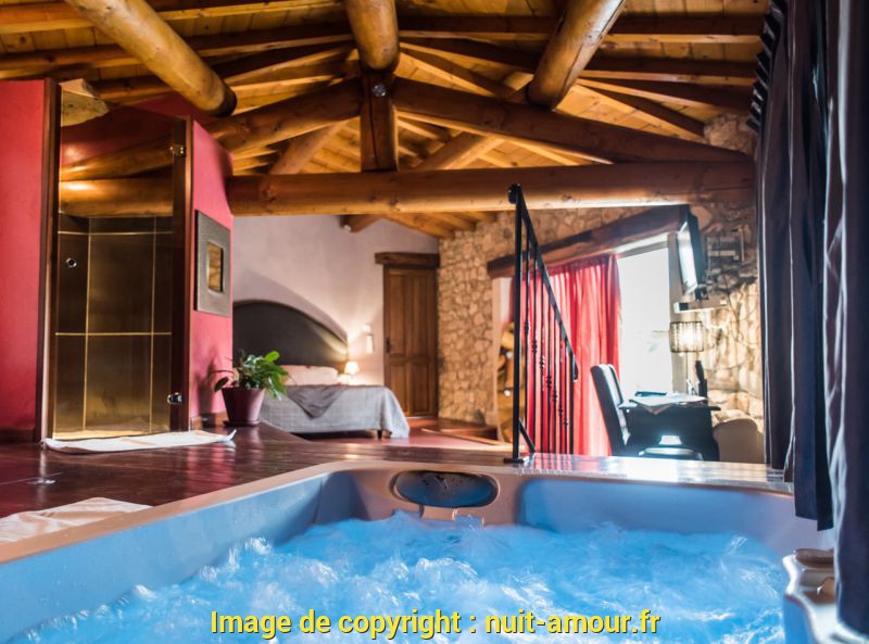 Nuit chalet jacuzzi