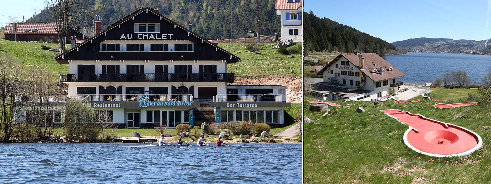 Chalet au bord du lac gerardmer