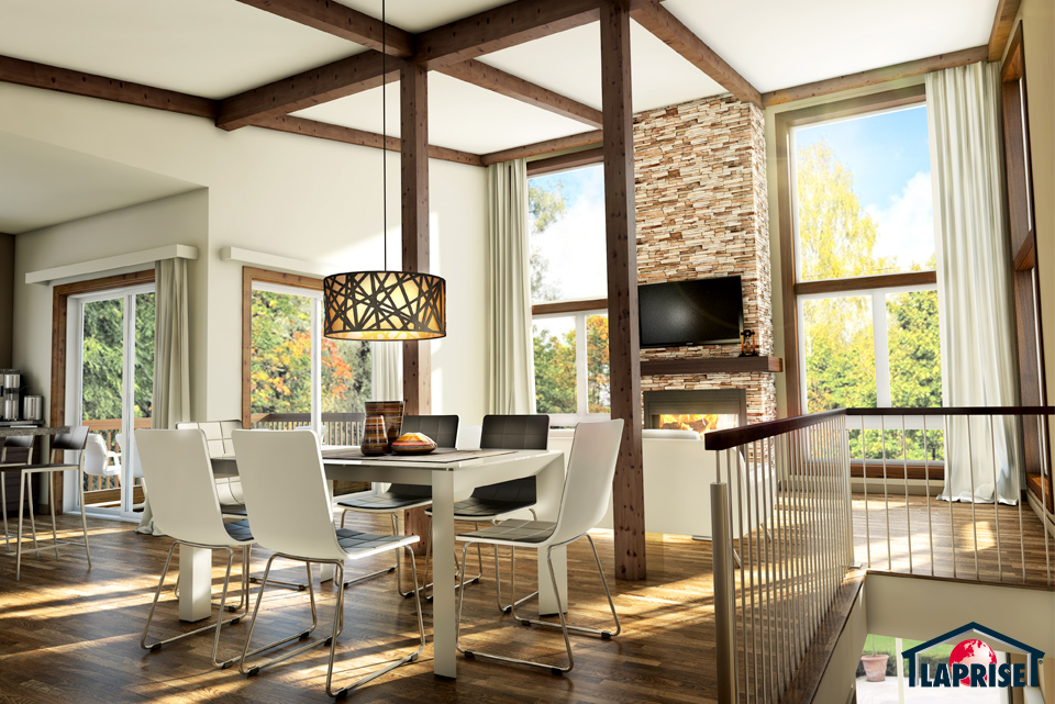 Plan de chalet contemporain
