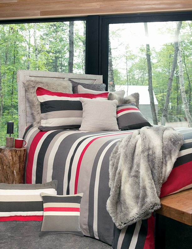 Literie style chalet