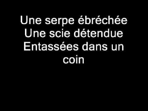 Le vieux chalet chanson paroles