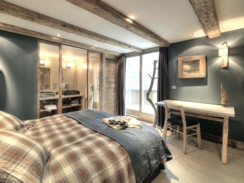 Chambre style chalet de montagne