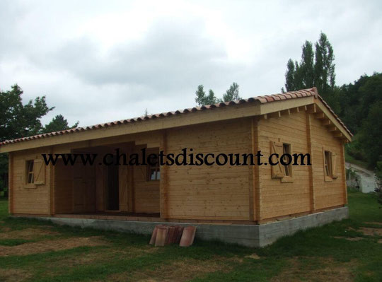 Chalet bois 70m2