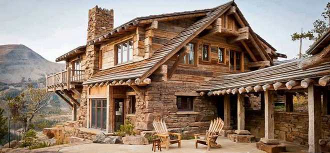 Chalet fuste,chalet madrier