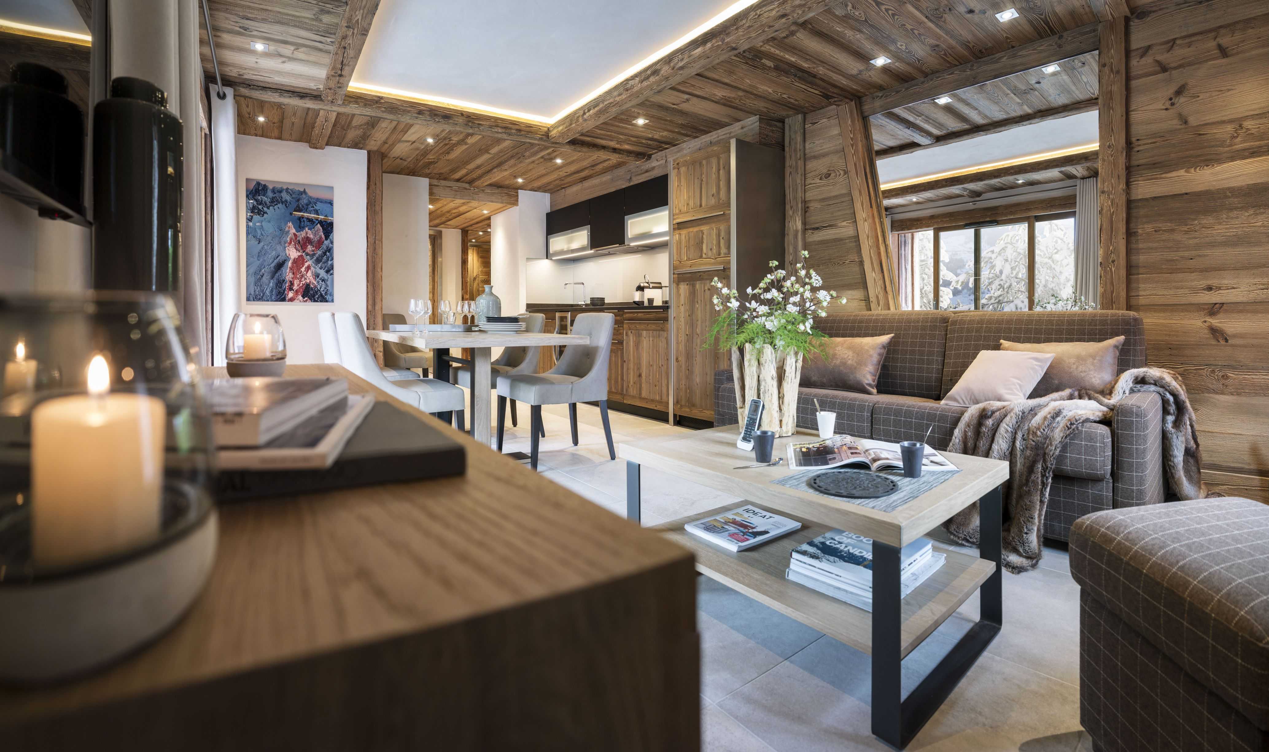 Décoration intérieur chalet en bois