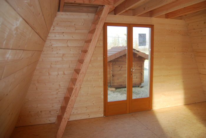 Chalet tipi bois