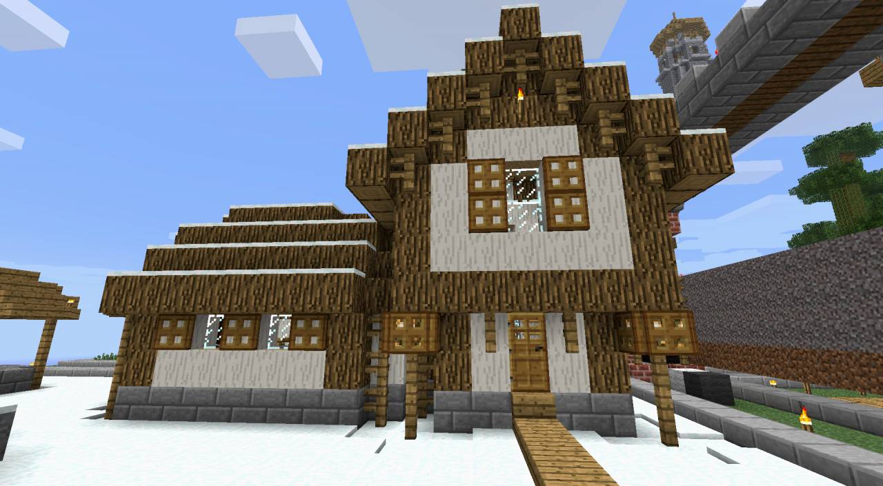 Comment faire un chalet sur minecraft