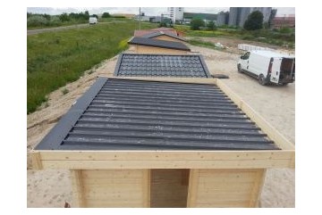 Couverture pour chalet de jardin
