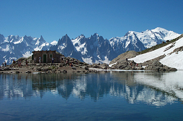 Le chalet du lac blanc