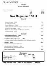 Le chalet suisse lattes menu