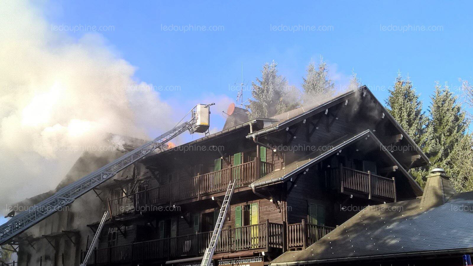 Incendie chalet samoens