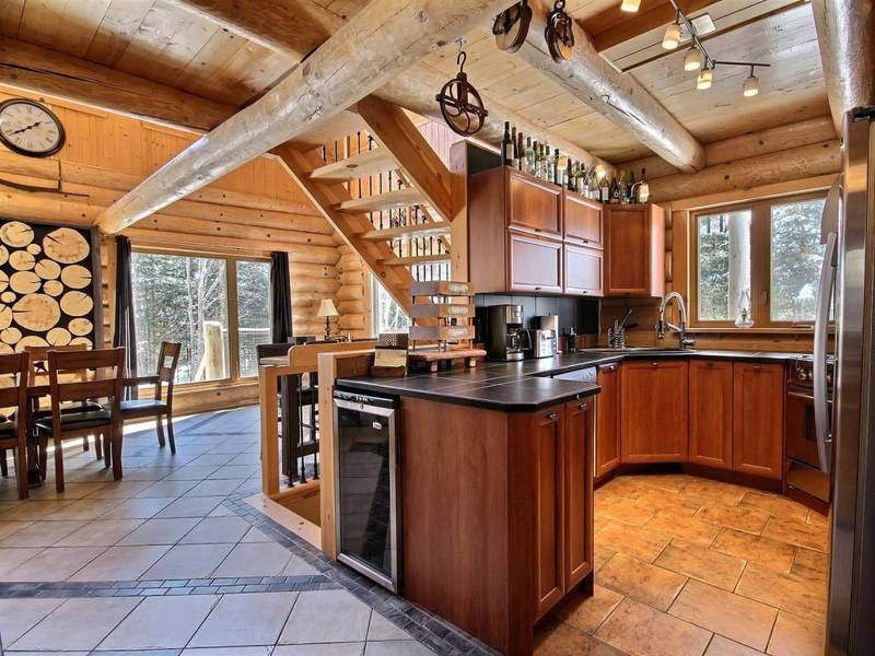 Cuisine pour chalet bois