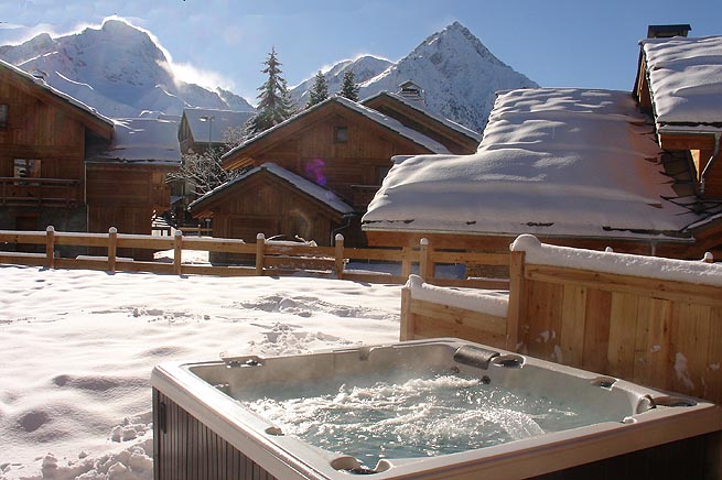 Papier peint chalet