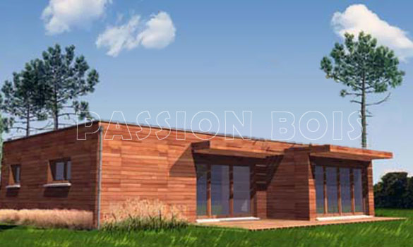 Chalet bois massif kit