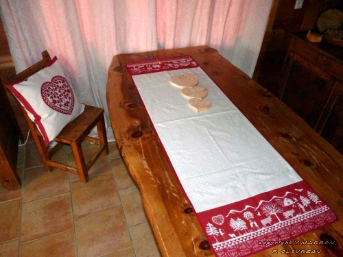Table chalet montagne