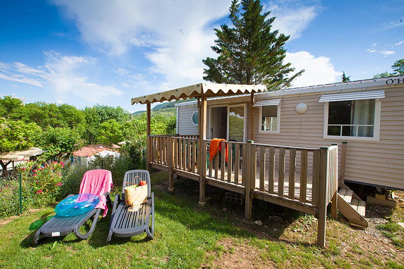 Camping ardeche chalet