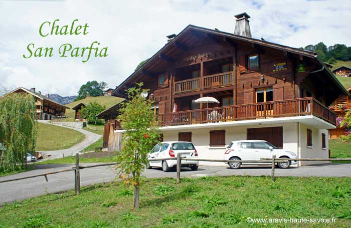 Chalet a louer au grand bornand