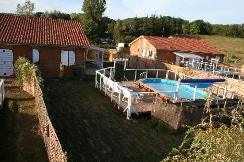 Chalet en dordogne avec piscine
