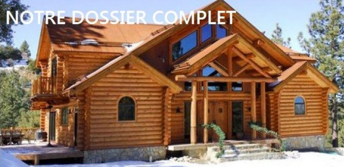 Chalet en rondin de bois