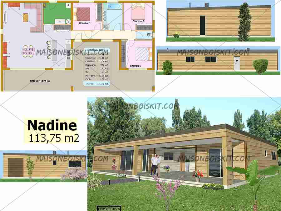 Plan chalet bois gratuit