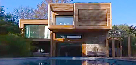 Chalet en bois contemporain