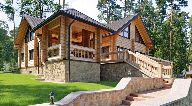 Modele chalet bois