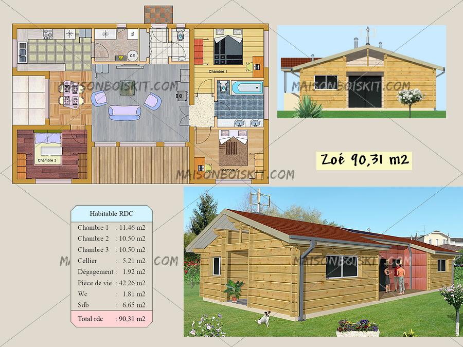 Plan d un chalet en bois